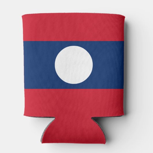 Laos Flag Blikjeskoeler (Achterkant)