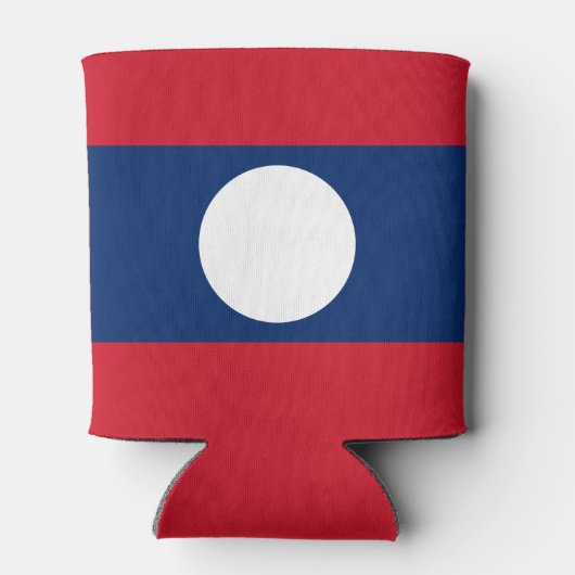 Laos Flag Blikjeskoeler (Achterkant)