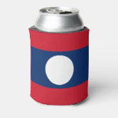 Laos Flag Blikjeskoeler (Blikje Achterkant)