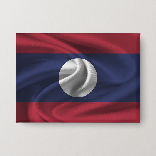 Laos Flag Button (Voorkant)