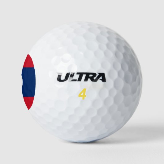 Laos Flag Golfballen (Logo)