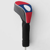 Laos Flag Golfheadcover (Schuin)