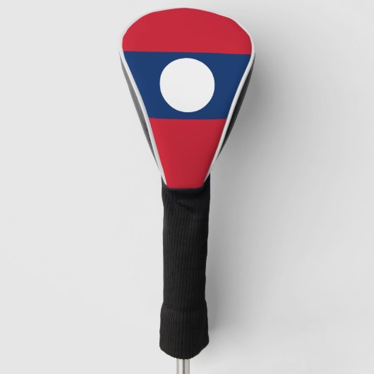 Laos Flag Golfheadcover (Voorkant)