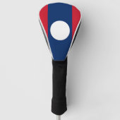 Laos Flag Golfheadcover (Voorkant)