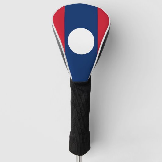 Laos Flag Golfheadcover (Voorkant)