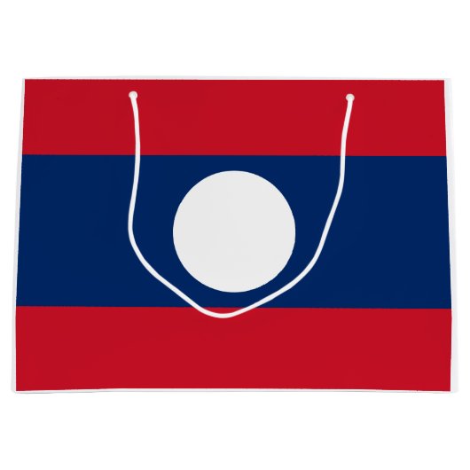 Laos Flag Groot Cadeauzakje (Voorkant)