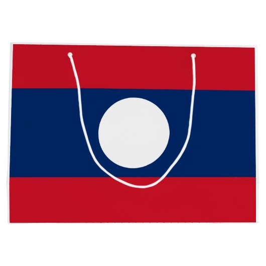 Laos Flag Groot Cadeauzakje (Achterkant)