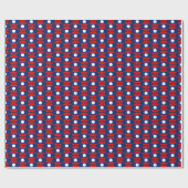 Laos Flag Honeycomb Wrapping Paper Cadeaupapier (Vlak)