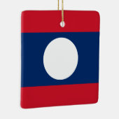 Laos Flag Keramisch Ornament (Rechts)
