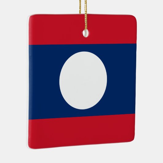 Laos Flag Keramisch Ornament (Rechts)