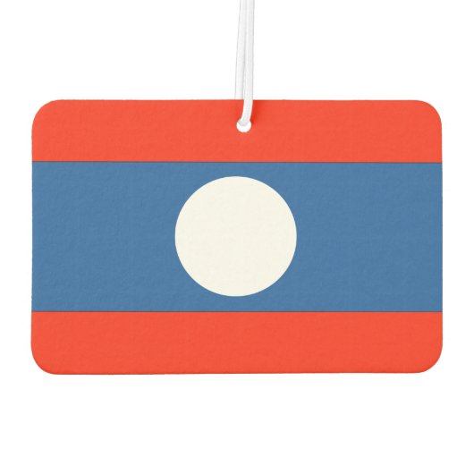 Laos Flag Luchtverfrisser (Achterkant)
