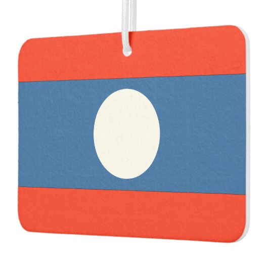 Laos Flag Luchtverfrisser (Links)