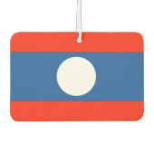 Laos Flag Luchtverfrisser (Voorkant)