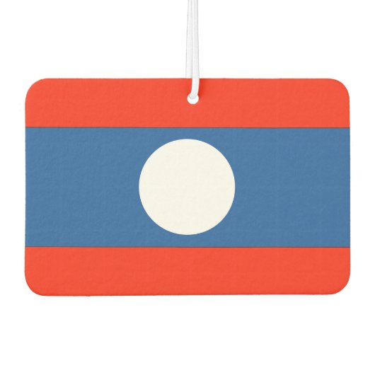 Laos Flag Luchtverfrisser (Voorkant)
