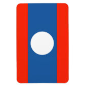 Laos Flag Magneet (Verticaal)