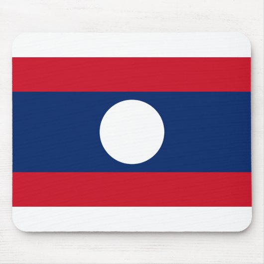 Laos Flag Muismat (Voorkant)