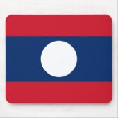 Laos Flag Muismat (Voorkant)