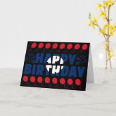 Laos Flag Patriotic Birthday Kaart (Gele Bloem)