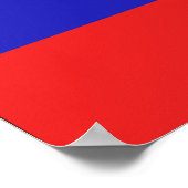 Laos Flag Poster (Hoek)