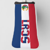 Laos Flag Prachtige Patriotic Golfheadcover (Draai 90)