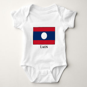 Laos Flag Romper