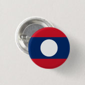 Laos Flag Ronde Button 3,2 Cm (Voorkant /achterkant)