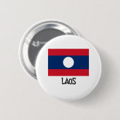 Laos Flag Ronde Button 5,7 Cm (Voorkant /achterkant)