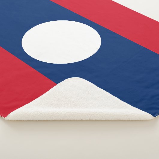 Laos Flag Sherpa Deken (3/4)