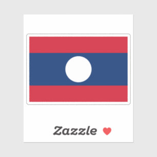 Laos Flag Sticker