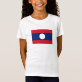 Laos Flag T-shirt (Voorkant)