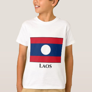 Laos Flag T-shirt