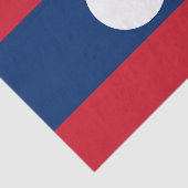 Laos Flag Tissuepapier (Detail)