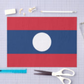 Laos Flag Tissuepapier (Craft)