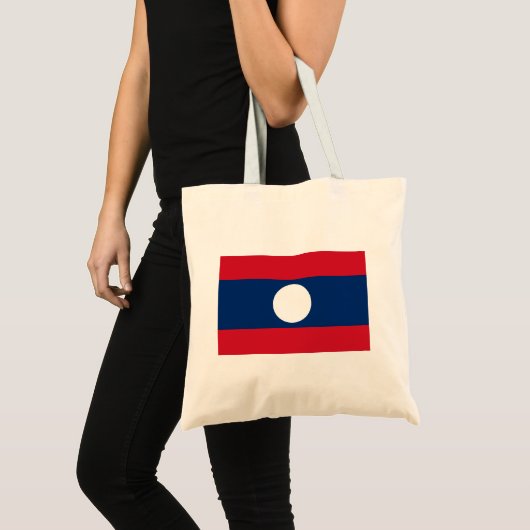 Laos Flag Tote Bag (Voorkant (product))