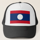 Laos Flag Trucker Pet (Voorkant)
