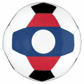 Laos Flag Voetbal (Voorkant)