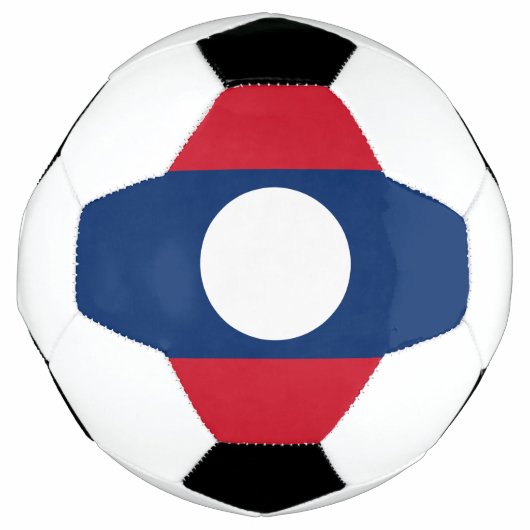 Laos Flag Voetbal (Voorkant)