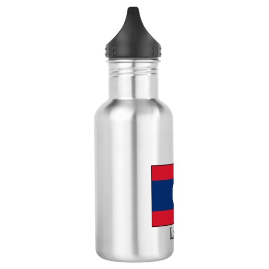 Laos Flag Waterfles (Links)