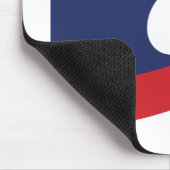 Laos Flag Wave Muismat (Hoek)