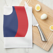 Laos Flag Wave Theedoek (Quarter Fold)