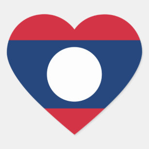 Laos Hart Sticker