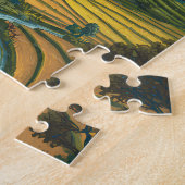 Laos Illustration Travel Art Vintage Legpuzzel (Zijkant)