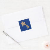 Laos Kaart Sticker (Envelop)
