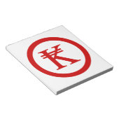 Laos Kip Lao / Laotiaans Geldteken Notitieblok (Schuin)