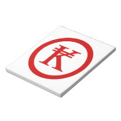 Laos Kip Lao / Laotiaans Geldteken Notitieblok (Linkerzijde)