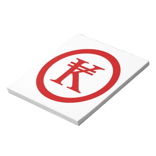 Laos Kip Lao / Laotiaans Geldteken Notitieblok (Linkerzijde)