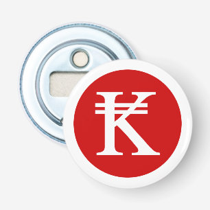 Laos Kip Lao/Laotian Money Sign Button Flesopener