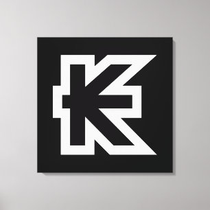 Laos Kip Lao/Laotian Money Sign Canvas Afdruk