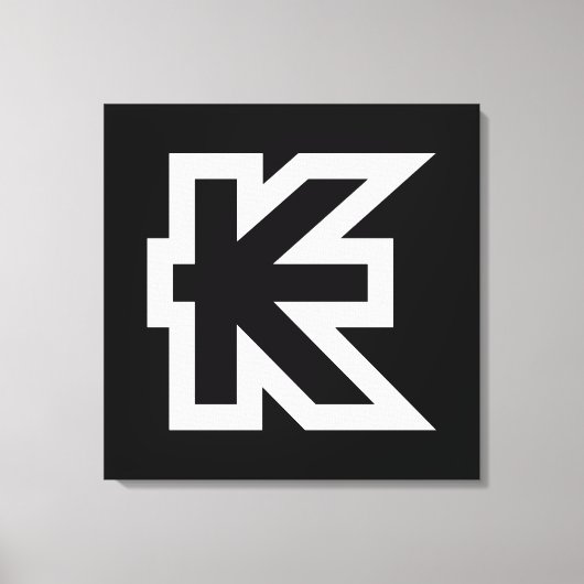 Laos Kip Lao/Laotian Money Sign Canvas Afdruk (Voorkant)