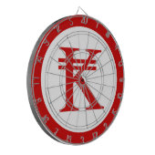 Laos Kip Lao/Laotian Money Sign Dartbord (Voorkant Links)